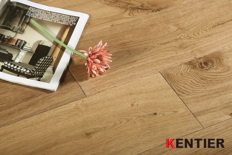 K1507-Natural Look Engineered Wood Flooring with Wire Brushed