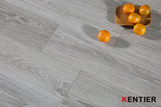 Oak Wood with Grey Color Dry Back PVC Flooring